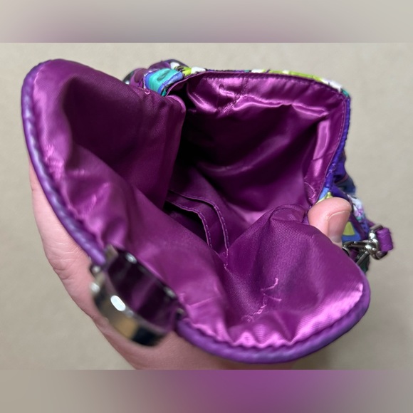 EUC Vera Bradley Puffy Quilted purple paisley wristlet FINAL SALE PRICE BUNDLE! - Picture 7 of 8